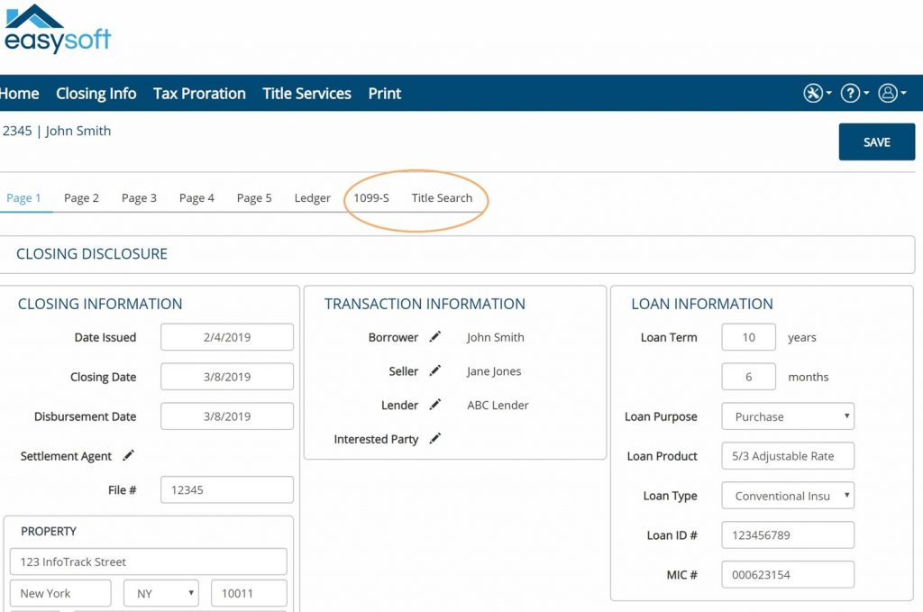 Easysoft Integration For Real Estate Law Transactions - InfoTrack